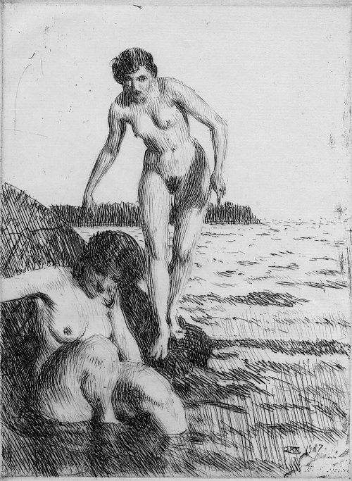 Anders Zorn On Hemso Island Wandbild