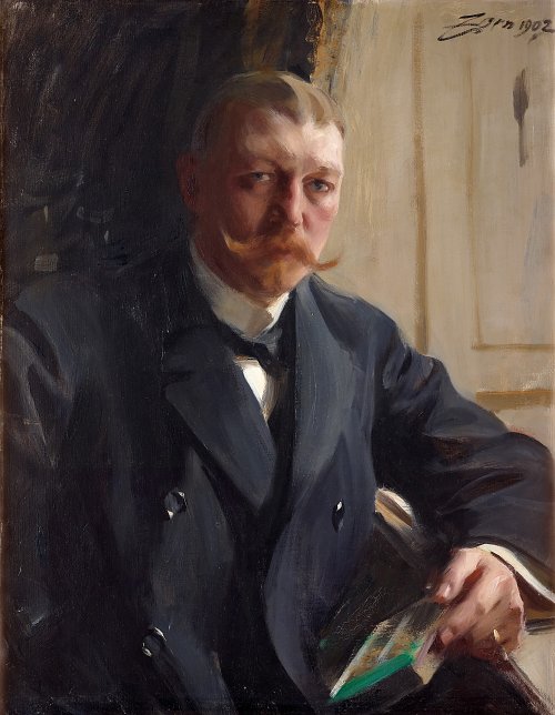 Anders Zorn Portrait of Franz Heiss Wandbild
