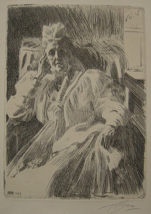 Anders Zorn Queen Sophia Wandbild