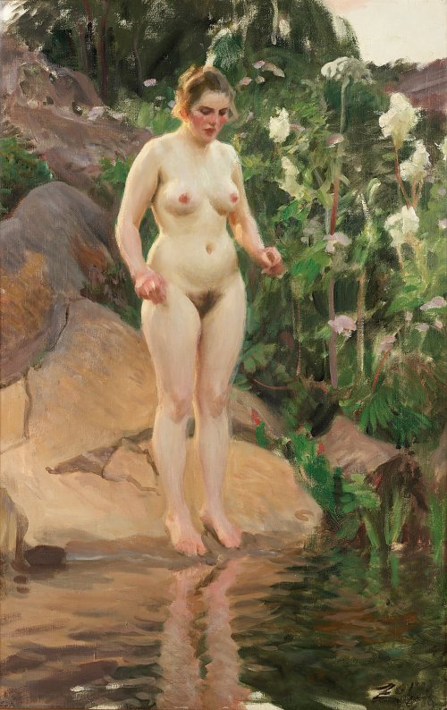 Anders Zorn Skaergardsblomster Wandbild