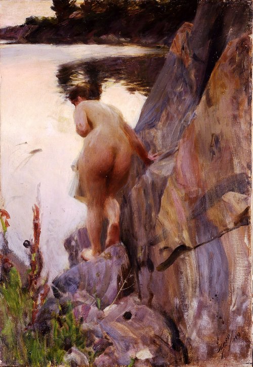 Anders Zorn Sommerabend Wandbild