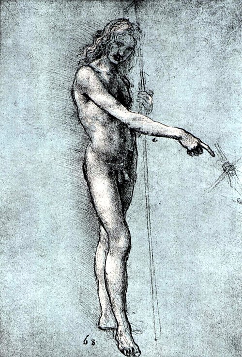 Leonardo Da Vinci Johannes der Taeufer Wandbild