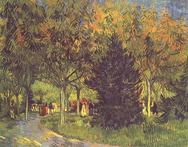 Vincent van Gogh Allee im Park Wandbild