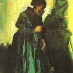 Vincent-van-Gogh-Baeuerin-beim-Kehren