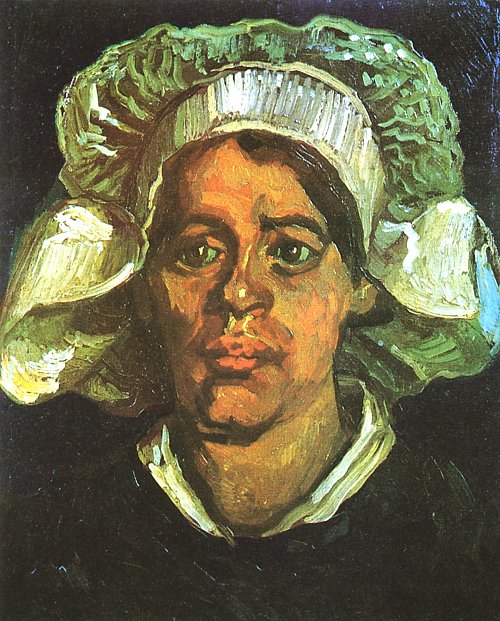 Vincent van Gogh Baeuerin mit weisser Haube 1 Wandbild