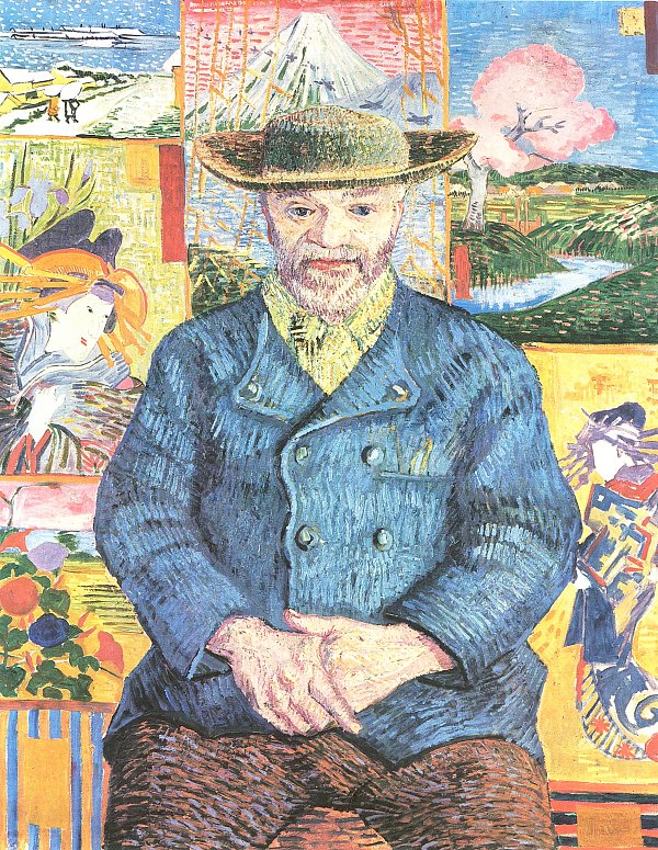 Vincent van Gogh Bildnis Pere Tanguy Wandbild auf Leinwand ...