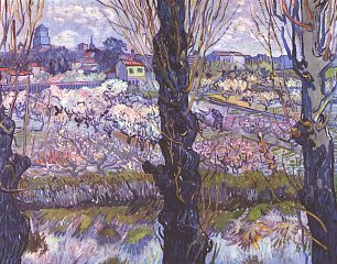 Vincent van Gogh Blick auf Arles Wandbild