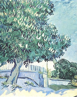 Vincent van Gogh Bluehender Kastanienbaum 2 Wandbild