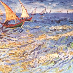 Vincent-van-Gogh-Das-Meer-bei-Saintes-Maries