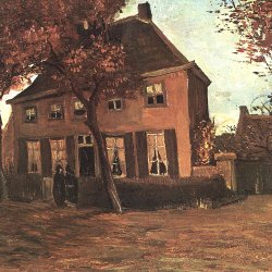 Vincent-van-Gogh-Das-Pfarrhaus-in-Nuenen