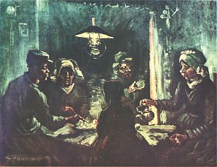 Vincent van Gogh Die Kartoffelesser 2 Wandbild