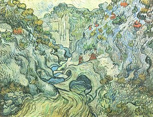 Vincent van Gogh Die Schlucht Les Peiroulets Wandbild