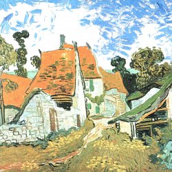 Vincent-van-Gogh-Dorfstrasse-in-Auvers