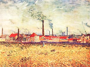 Vincent van Gogh Fabriken Wandbild