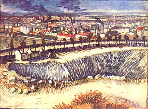 Vincent van Gogh Fabrikstadt Wandbild