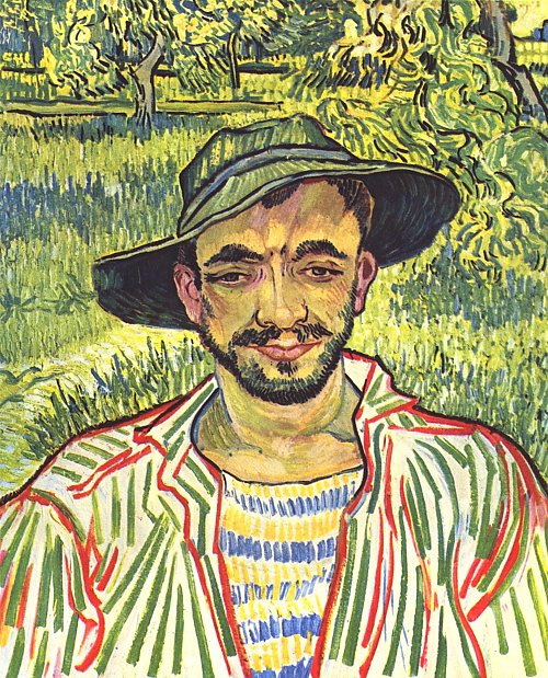 Vincent van Gogh Junger Bauer 1 Wandbild