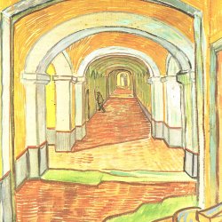 Vincent-van-Gogh-Korridor-im-Hospital-Saint-Paul
