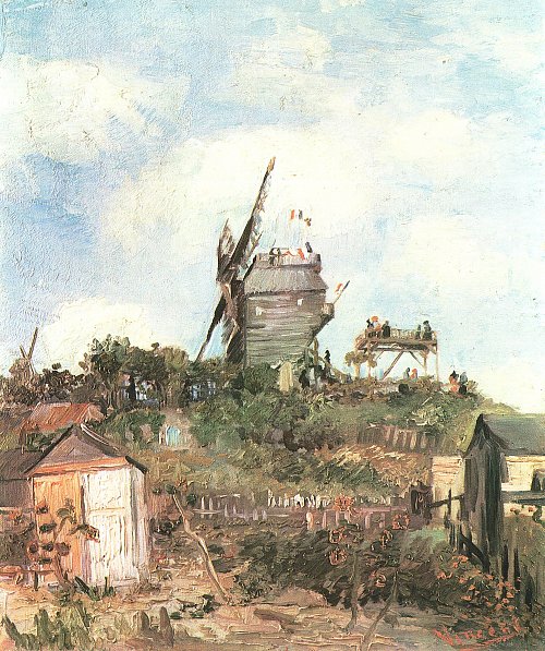 Vincent van Gogh Le Moulin de la Galette 2 Wandbild