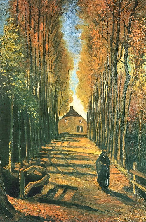 Vincent van Gogh Pappelallee im Herbst Wandbild