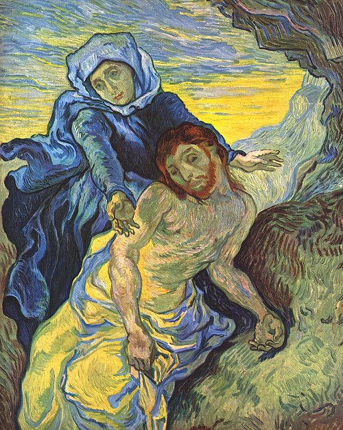 Vincent van Gogh Pieta nach Delacroix Wandbild