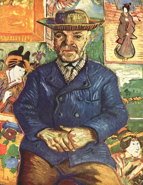 Vincent van Gogh Portrait des Pere Tanguy Wandbild