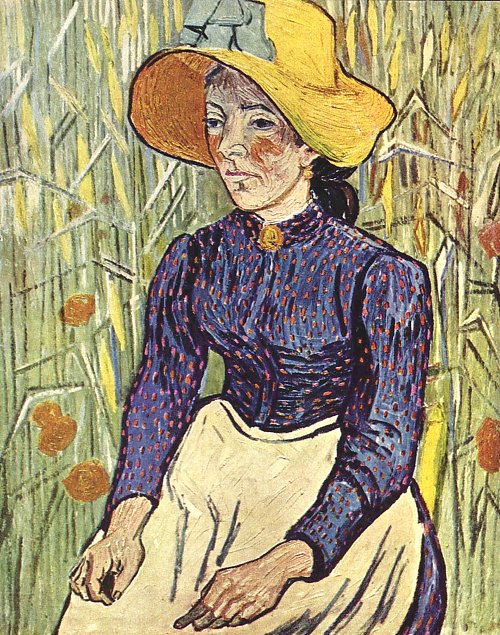 Vincent van Gogh Portrait einer jungen Baeuerin Wandbild