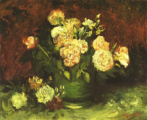 Vincent van Gogh Rosen Wandbild