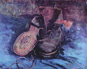 Vincent van Gogh Schuhe Wandbild