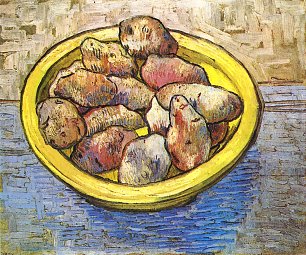 Vincent van Gogh Stillleben mit Kartoffeln Wandbild
