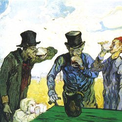 Vincent-van-Gogh-Trinker-nach-Daumier