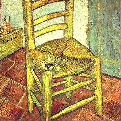 Vincent-van-Gogh-Vincents-Stuhl-mit-Pfeife