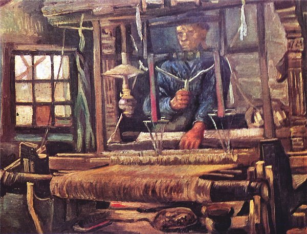 Vincent van Gogh Weber am Webstuhl 2 Wandbild