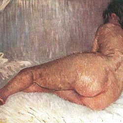 Vincent-van-Gogh-Weiblicher-Rueckenakt