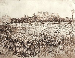 Vincent van Gogh Ansicht von Arles Wandbild