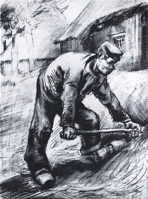 Vincent van Gogh Arbeitender Bauer Wandbild
