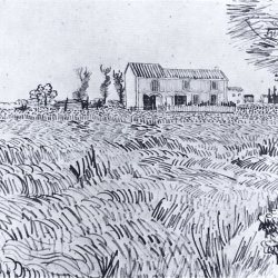 Vincent-van-Gogh-Bauernhof-an-der-Landstrasse