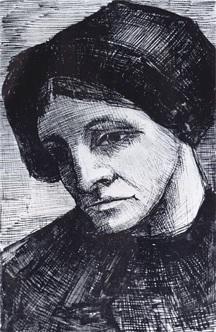 Vincent van Gogh Bildnis einer Frau mit Haube Wandbild