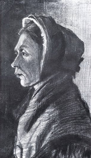 Vincent van Gogh Frauenkopf Sien Wandbild
