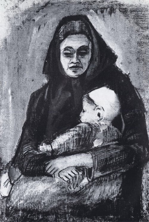 Vincent van Gogh Mutter und Kind 3 Wandbild