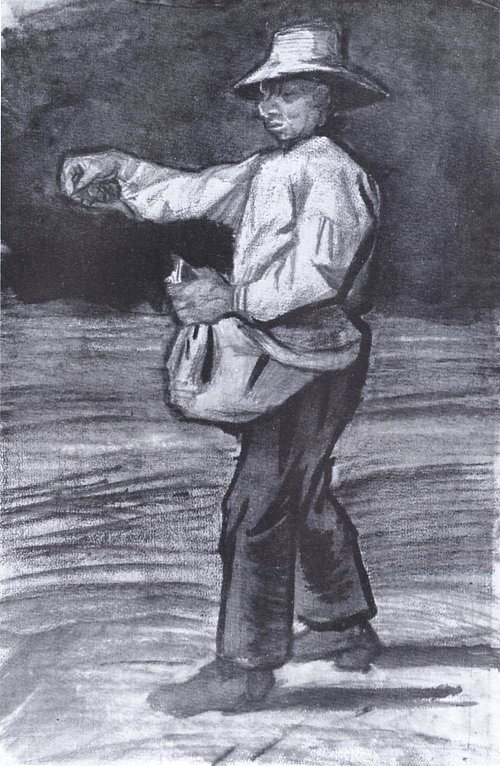 Vincent van Gogh Saeender Mann Wandbild
