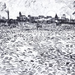 Vincent-van-Gogh-Sommerabend-bei-Arles