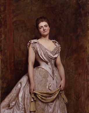 Hubert von Herkomer Emilia Francis Wandbild