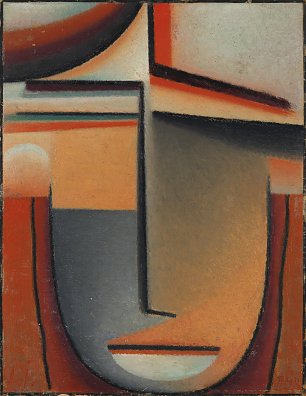 Alexej von Jawlensky Abstrakter Kopf Tragik Wandbild