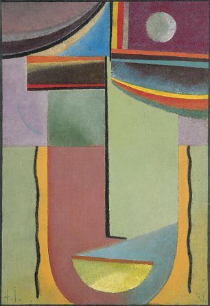 Alexej von Jawlensky Abstrakter Kopf Wandbild