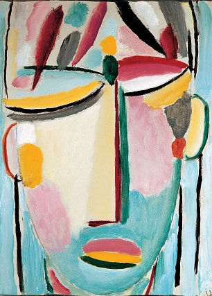 Alexej von Jawlensky Heilandsgesicht Der Tod II Wandbild