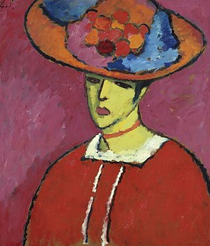 Alexej von Jawlensky Schokko mit Tellerhut Wandbild