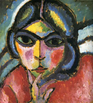 Alexej von Jawlensky Sinnende Frau Wandbild