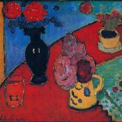 Alexej-von-Jawlensky-Still-Life-with-Vase-and-Jug