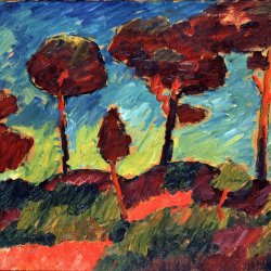 Alexej-von-Jawlensky-Sturmkiefern-in-Prerow