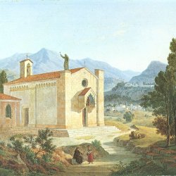 Leo-von-Klenze-Ansicht-von-San-Francesco-in-Fiesole